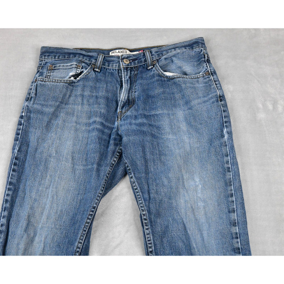 Levis Jeans 559 Mens 33x30 (32x28 Meas) Relaxed Straight Blue Denim - Picture 2 of 11